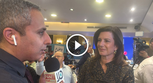 د. مها كركبي صباح تتحدث عن نتائج العينات التلفزيونية لانتخابات الكنيست