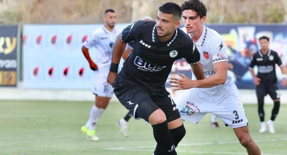 أنس دبور يخطف هدف الفوز لمكابي الاخاء الناصرة في الوقت بدل الضائع على حساب النادي الرياضي كفر قاسم