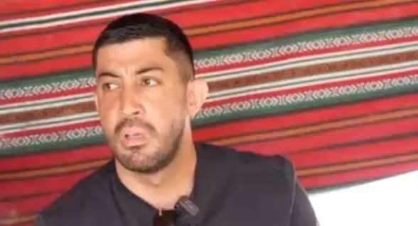 المحامي أحمد دراوشة يزور خيمة الاعتصام لدى عائلة أبو وادي في النقب