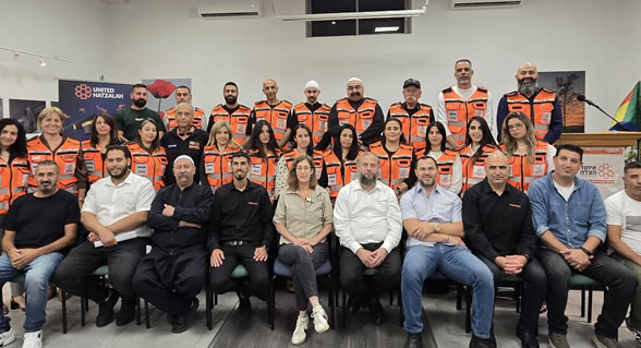 الاحتفال باختتام دورة مسعفين في دالية الكرمل وانضمام 17 مسعفًا ومسعفة إلى صفوف اتحاد الإنقاذ