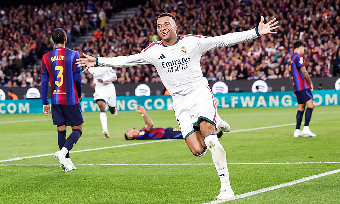 ماذا قال مبابي بعد تسجيل هدفه الـ100 بقميص ريال مدريد؟